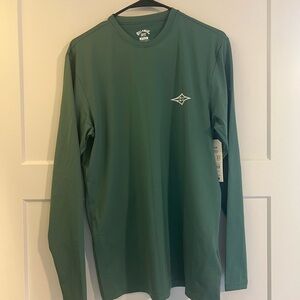 Billabong Men's Forest Green Long Sleeve Tee